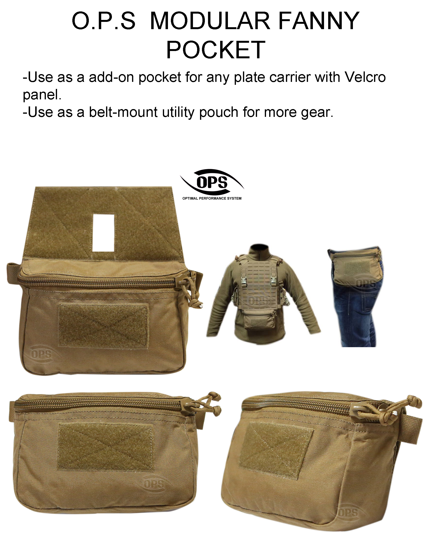 Tactical Modular Fanny Pack