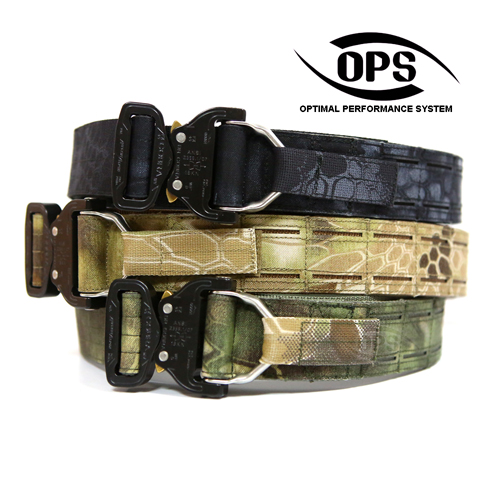 Bayonet Tactical belt Storm BLACK metal buckle Cobra 18kN D-ring - H-50  TACTICAL