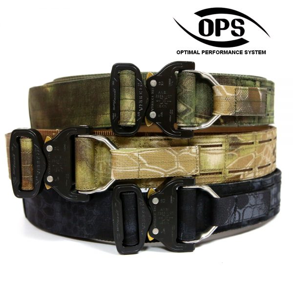 O.P.S D-RING COBRA WARRIOR BELT IN KRYPTEK-MANDRAKE