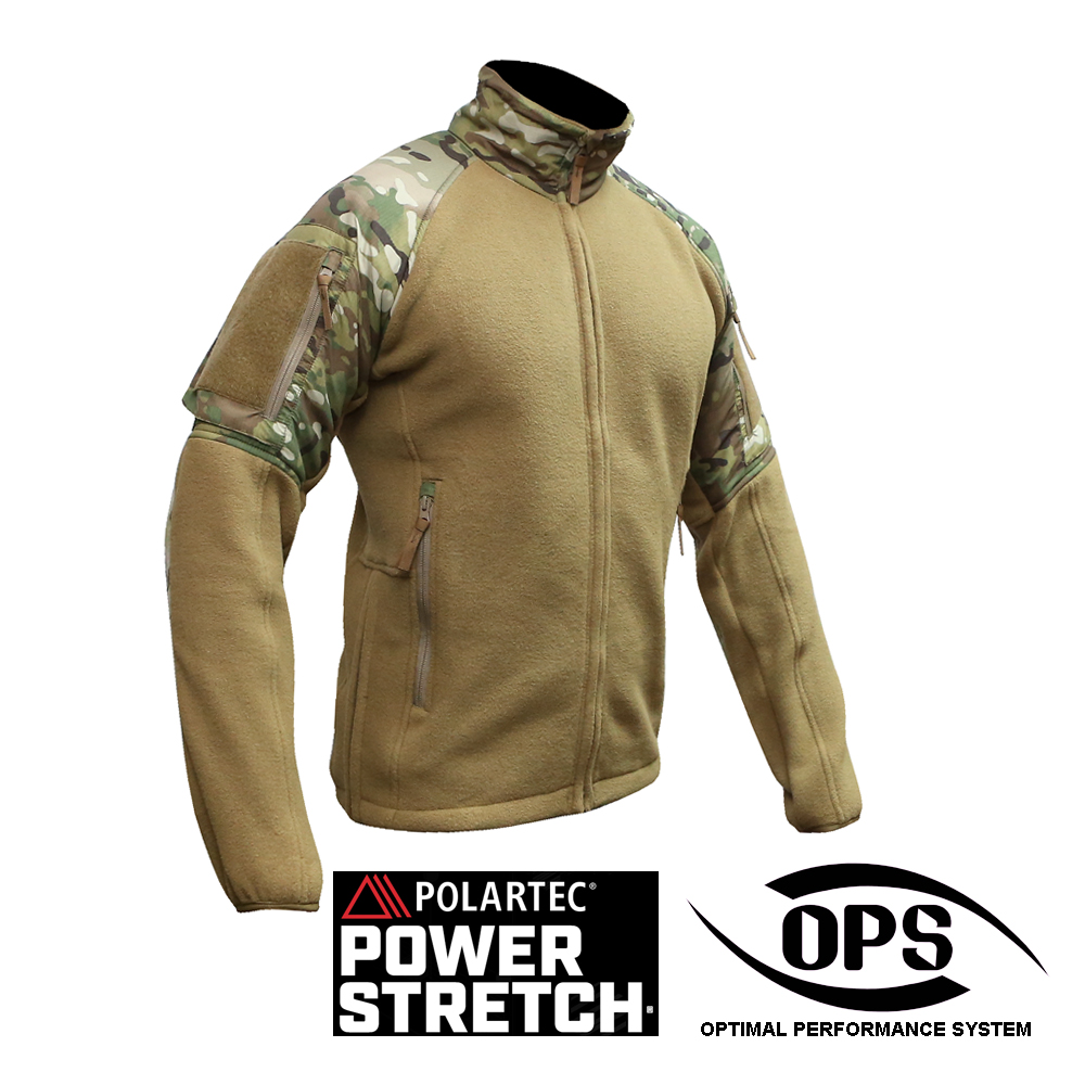 POWER STRETCH® COMBAT FLEECE JACKET - UR-TACTICAL