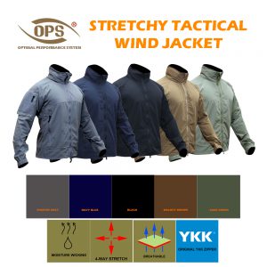 STRETCHY TACTICAL WIND JACKET