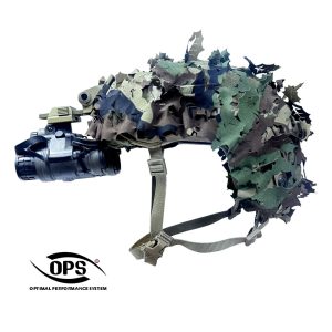 Laser cut Ghillie helmet cover