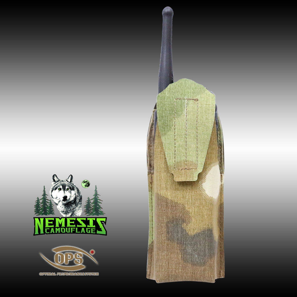 Nemesis pattern O.P.S. laser cut radio pouch for duty rigs.